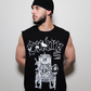 Envy Skeleton Muscle Tee [Black]