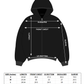 "EMINENT" Boxy Fit Zip Hoodie (Acid Wash Black)