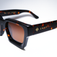 "ENCORE" Acetate Shades [Tortoise Brown]